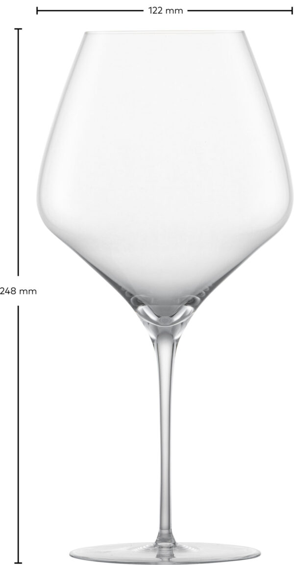 ALLORO RODE WIJNGLAS BOURGOGNE 140 EV2