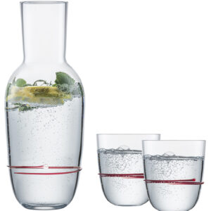 AURA SET KARAF 0,75L + 2xBEKER 42 ROOD