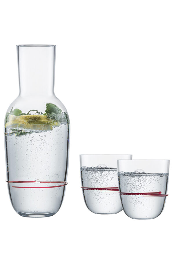 AURA SET KARAF 0,75L + 2xBEKER 42 ROOD