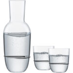 AURA SET KARAF 0,75L + 2xBEKER 42 ZWART