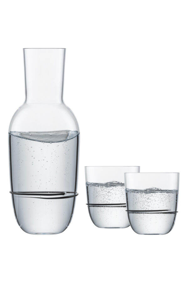 AURA SET KARAF 0,75L + 2xBEKER 42 ZWART