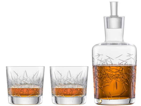 BAR PREMIUM N° 3 (GLACE) WHISKY-SET 3DLG (KARAF+2XNR60)